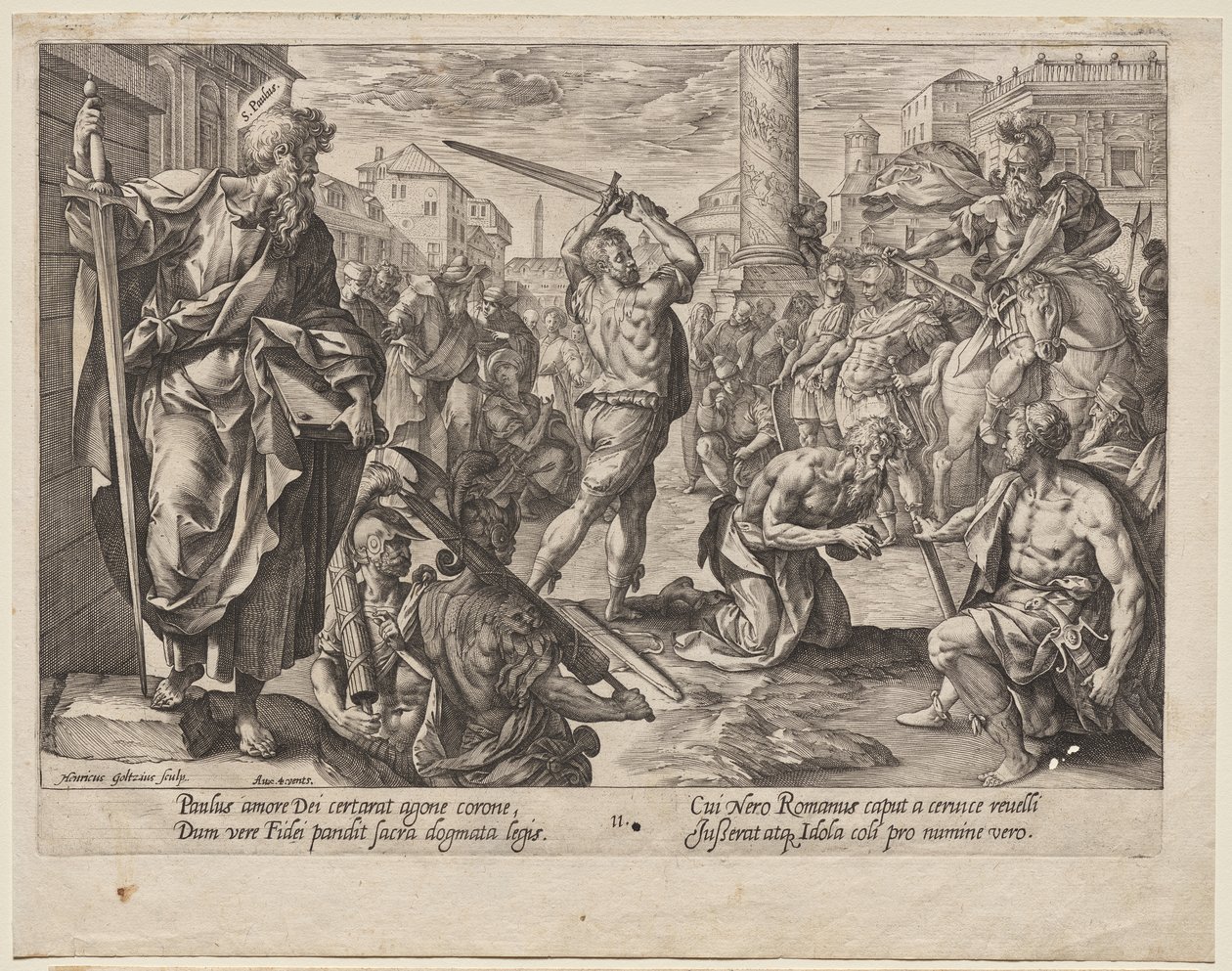 Święty Paul autorstwa Hendrick Goltzius