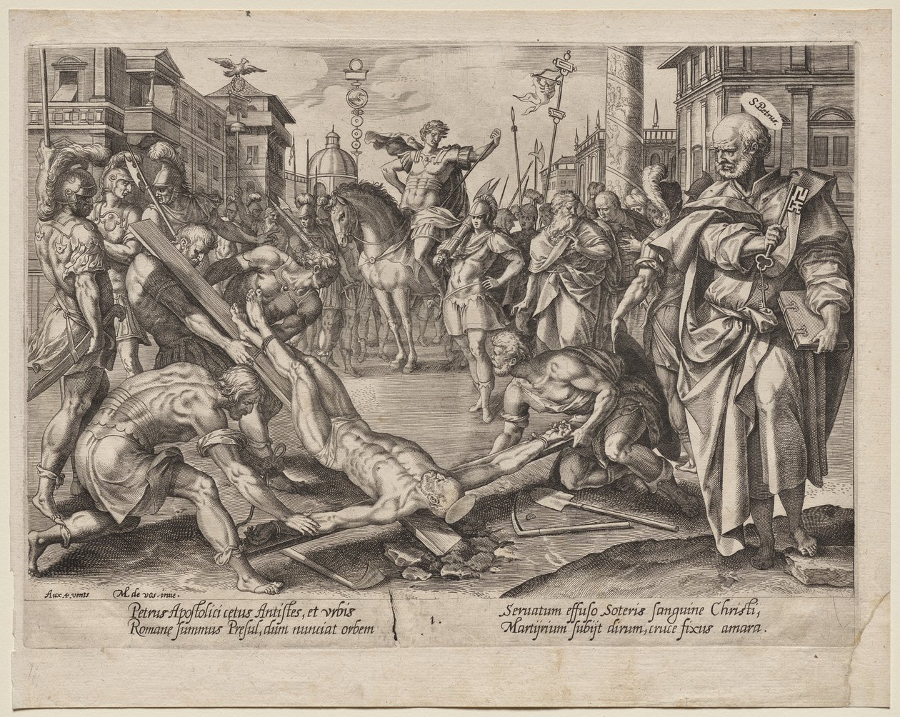 Święty Piotr autorstwa Hendrick Goltzius
