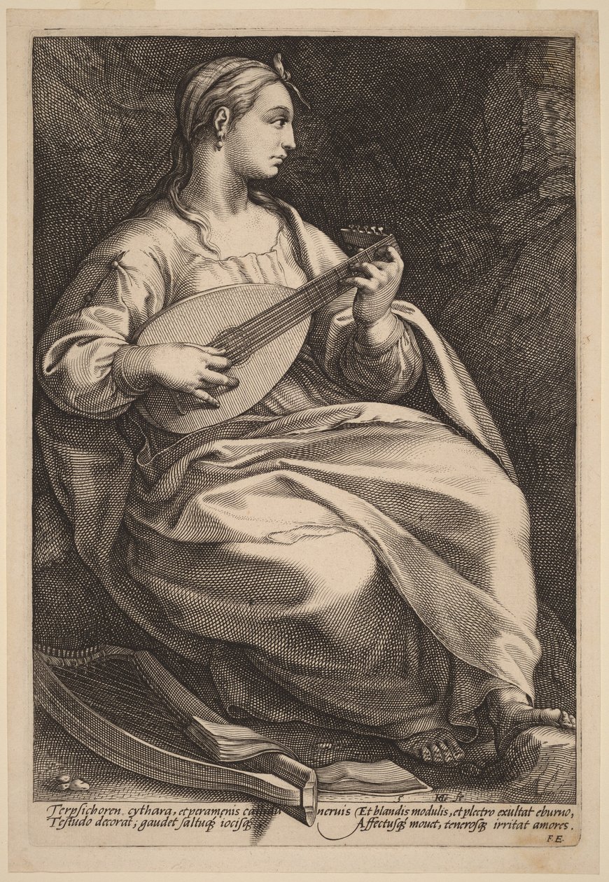 Taniec autorstwa Hendrick Goltzius