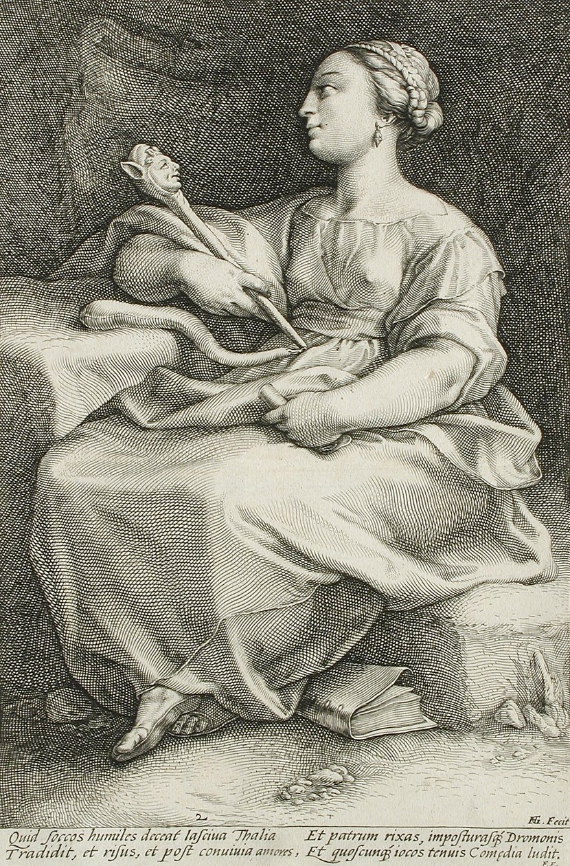 Thalia autorstwa Hendrick Goltzius