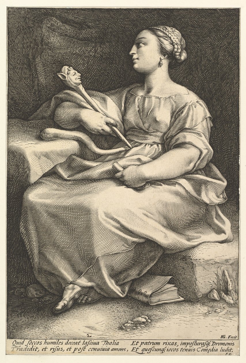 Talia autorstwa Hendrick Goltzius