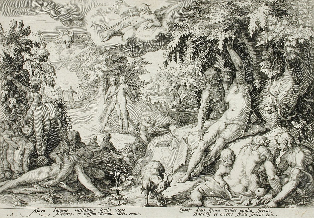 Złoty wiek autorstwa Hendrick Goltzius