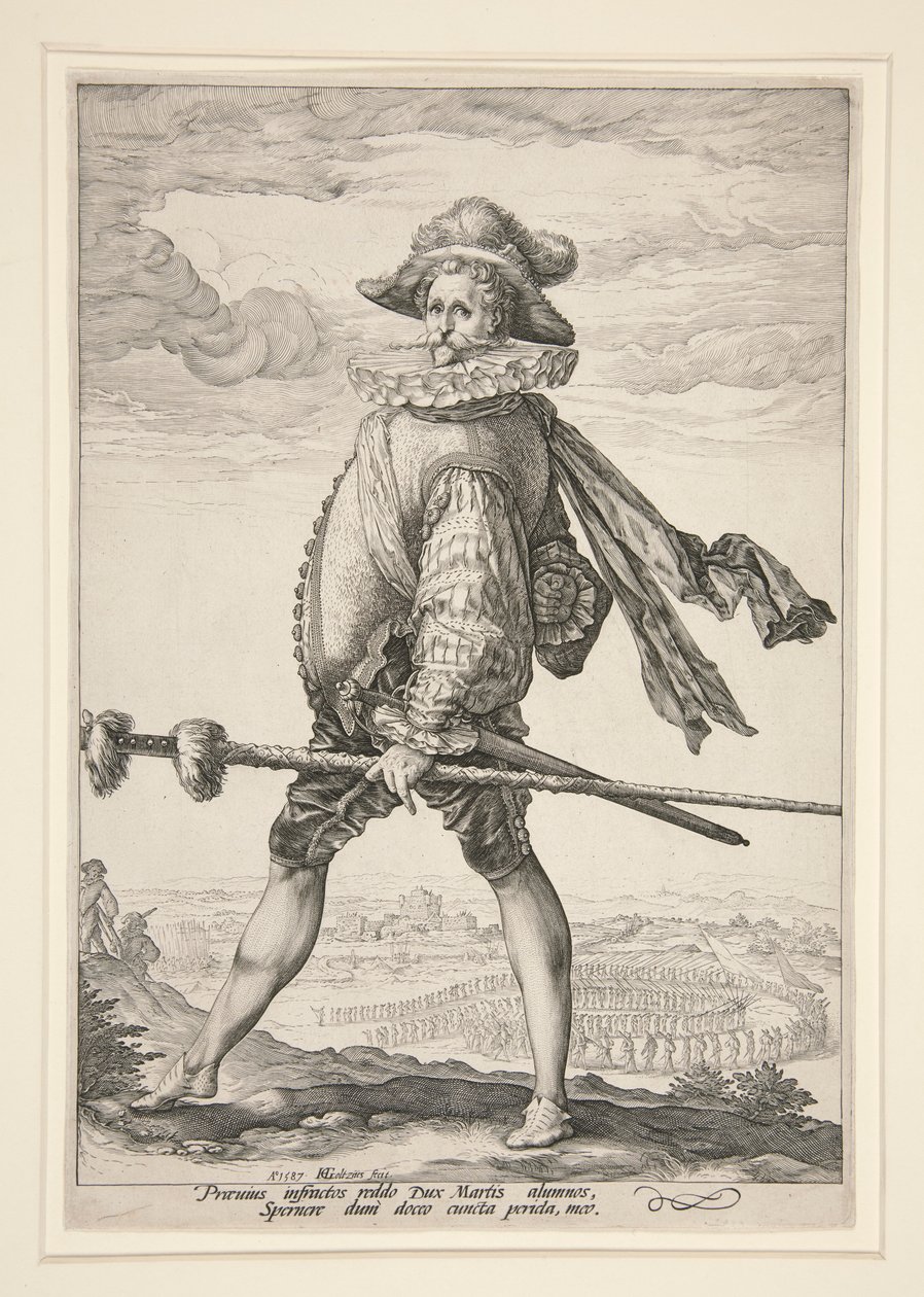 Kapitan piechoty autorstwa Hendrick Goltzius