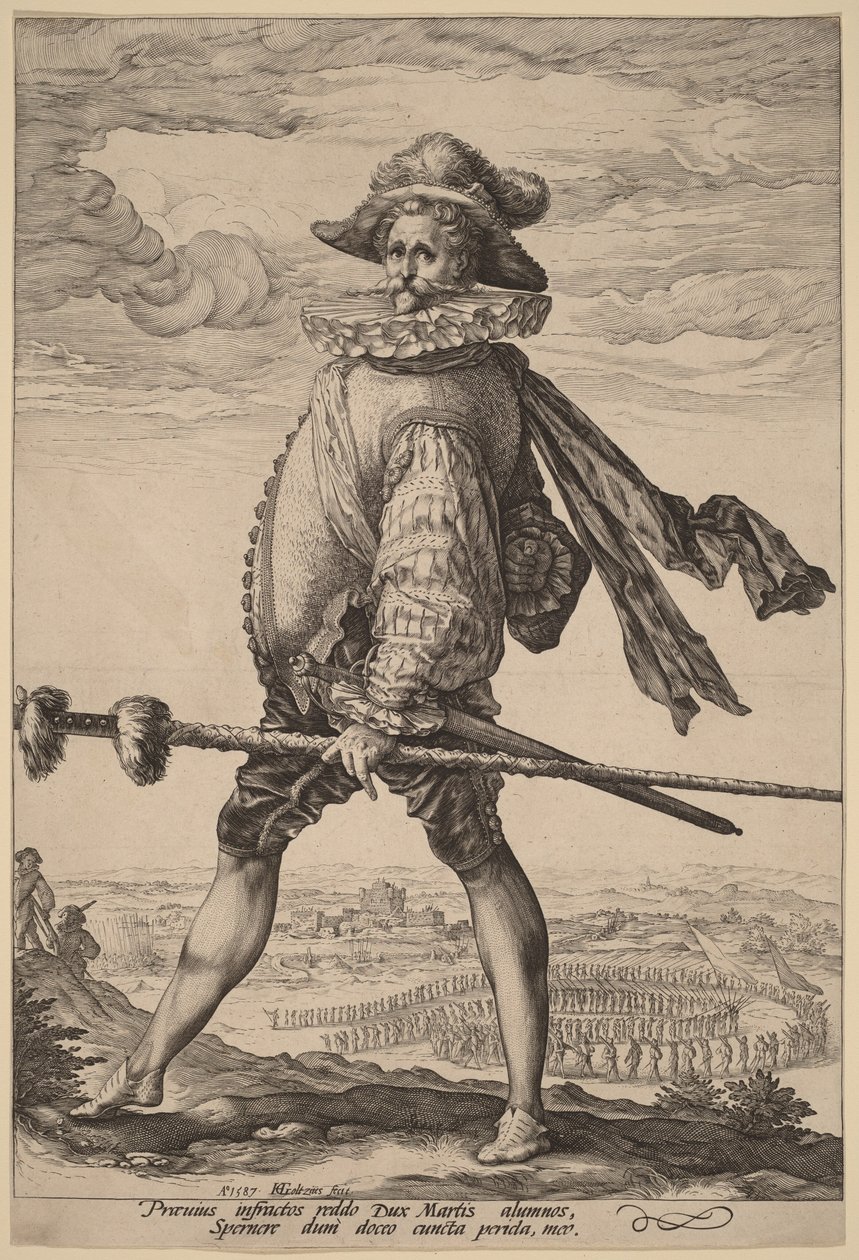 Kapitan piechoty autorstwa Hendrick Goltzius