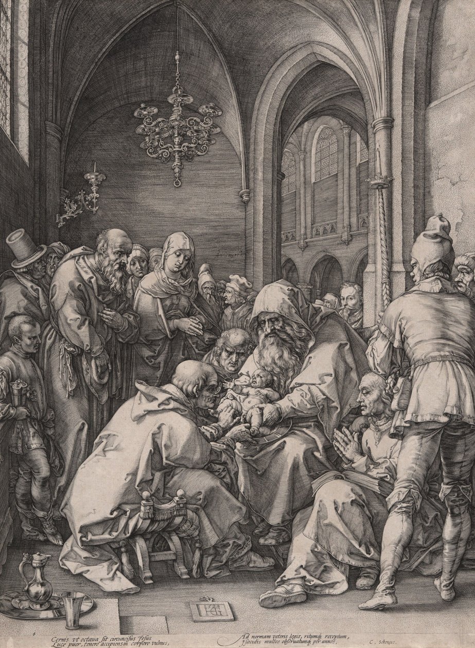 Obrzezanie autorstwa Hendrick Goltzius