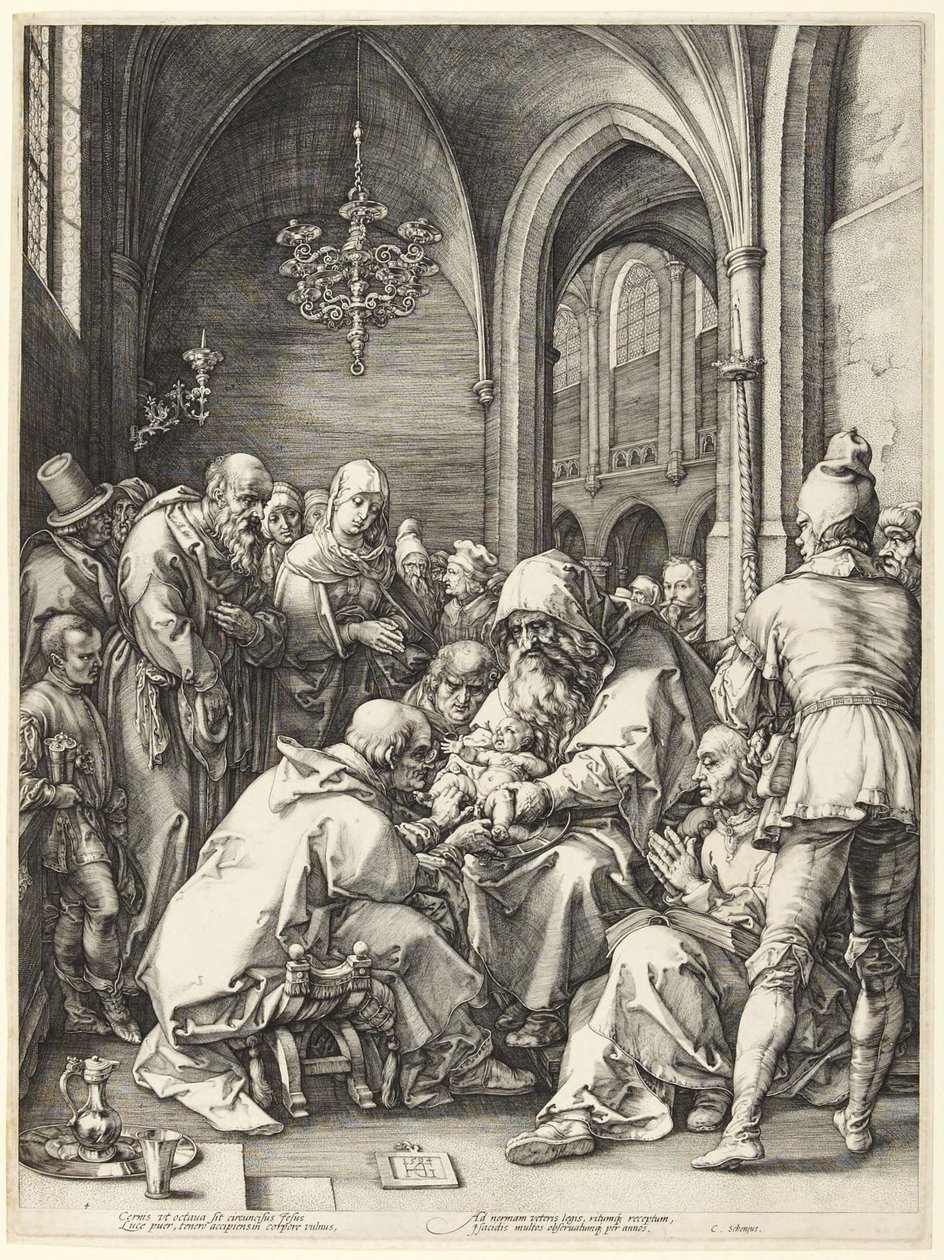 Obrzezanie autorstwa Hendrick Goltzius