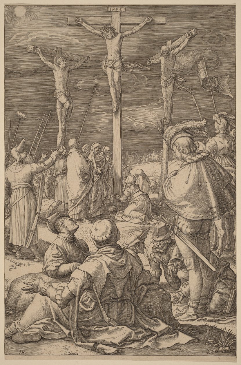 Ukrzyżowanie autorstwa Hendrick Goltzius