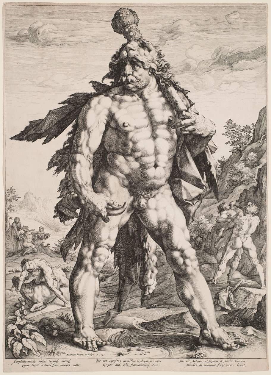 Wielki Herkules autorstwa Hendrick Goltzius