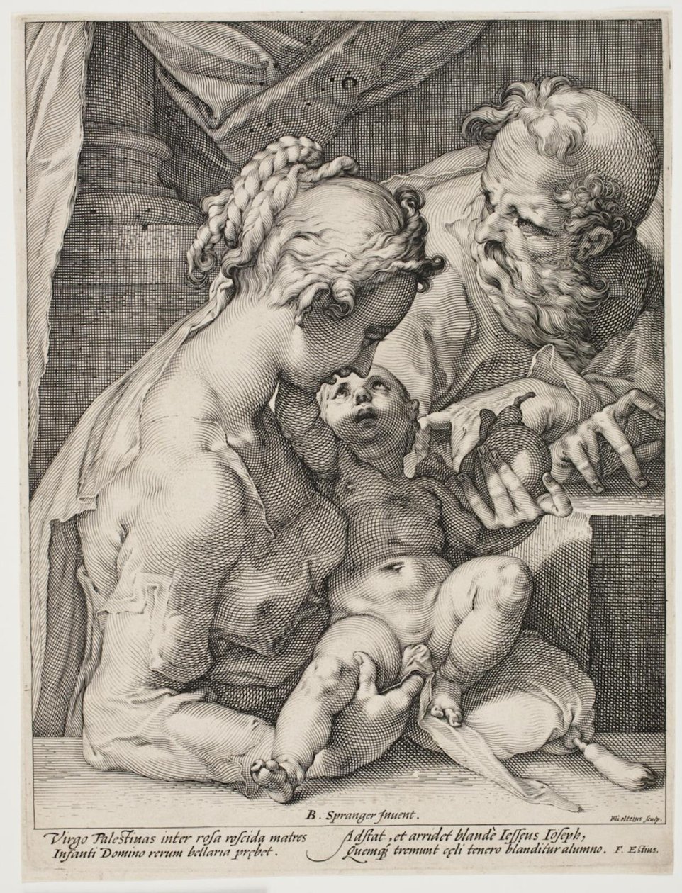 Święta Rodzina autorstwa Hendrick Goltzius