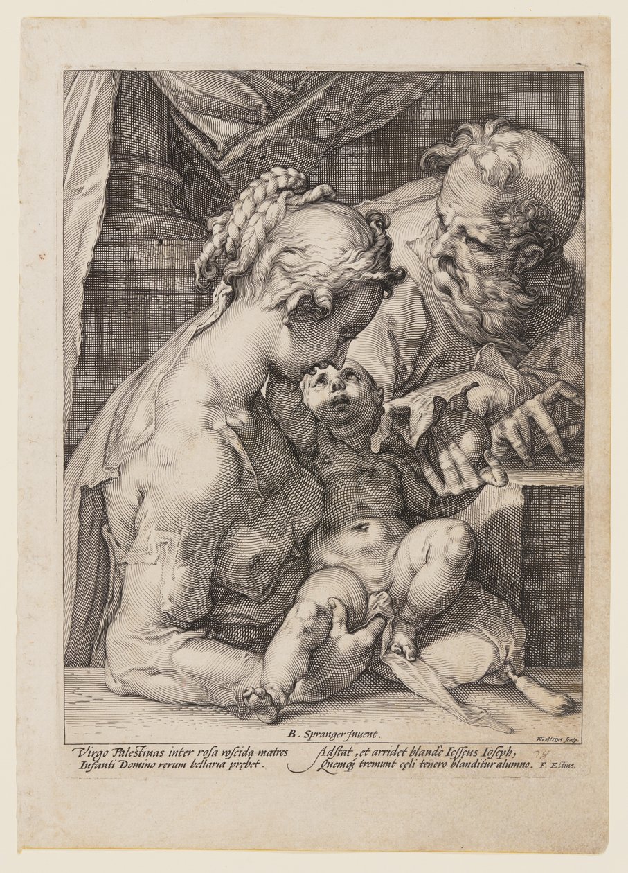 Święta Rodzina autorstwa Hendrick Goltzius