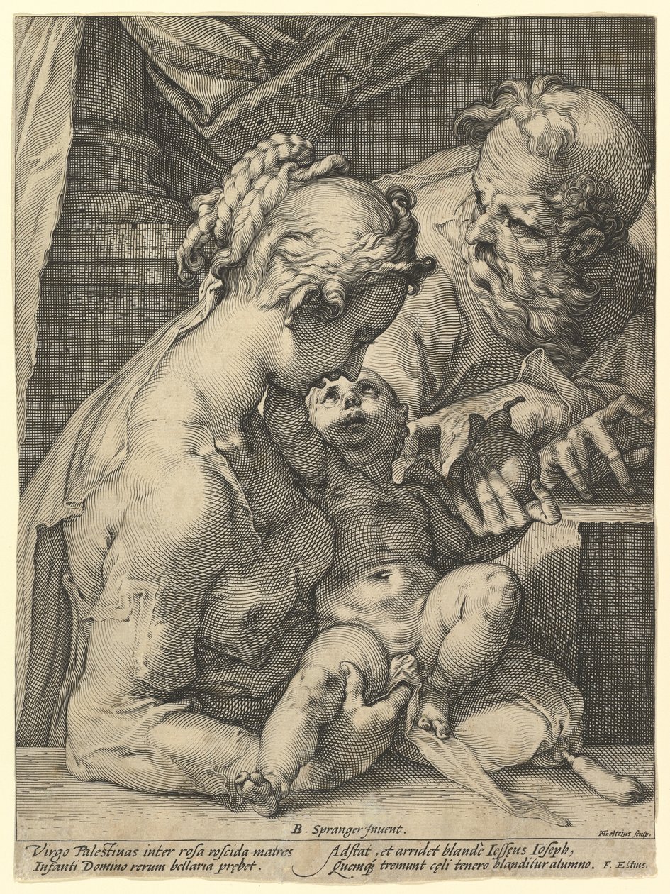 Święta Rodzina autorstwa Hendrick Goltzius