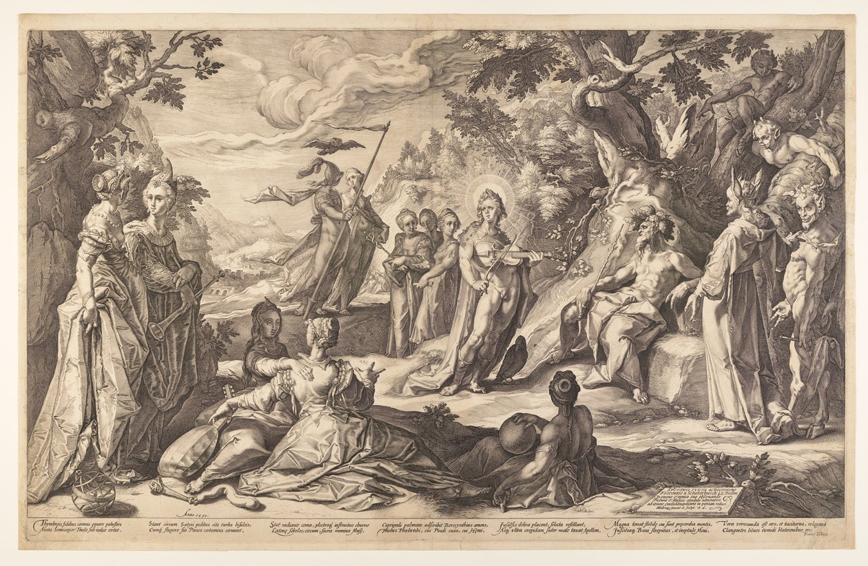 Wyrok Midasa autorstwa Hendrick Goltzius