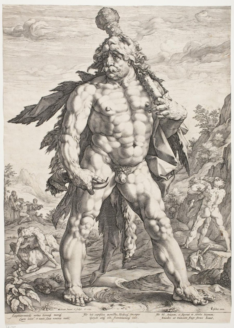 Wielki Herkules autorstwa Hendrick Goltzius