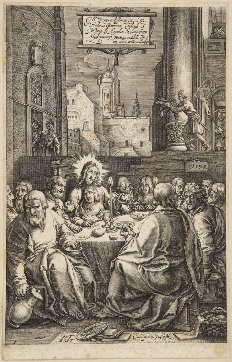 Ostatnia Wieczerza autorstwa Hendrick Goltzius