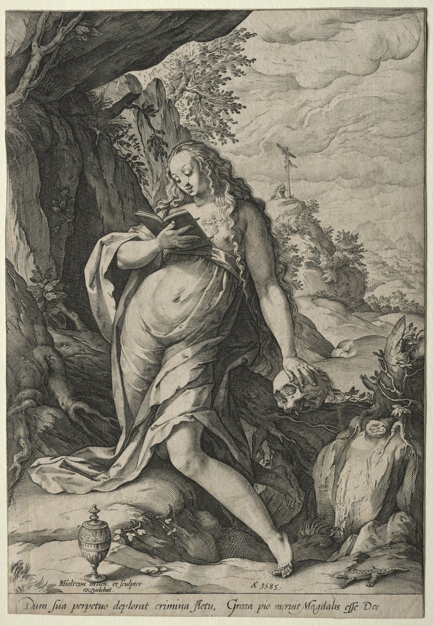 Magdalena w pokucie autorstwa Hendrick Goltzius