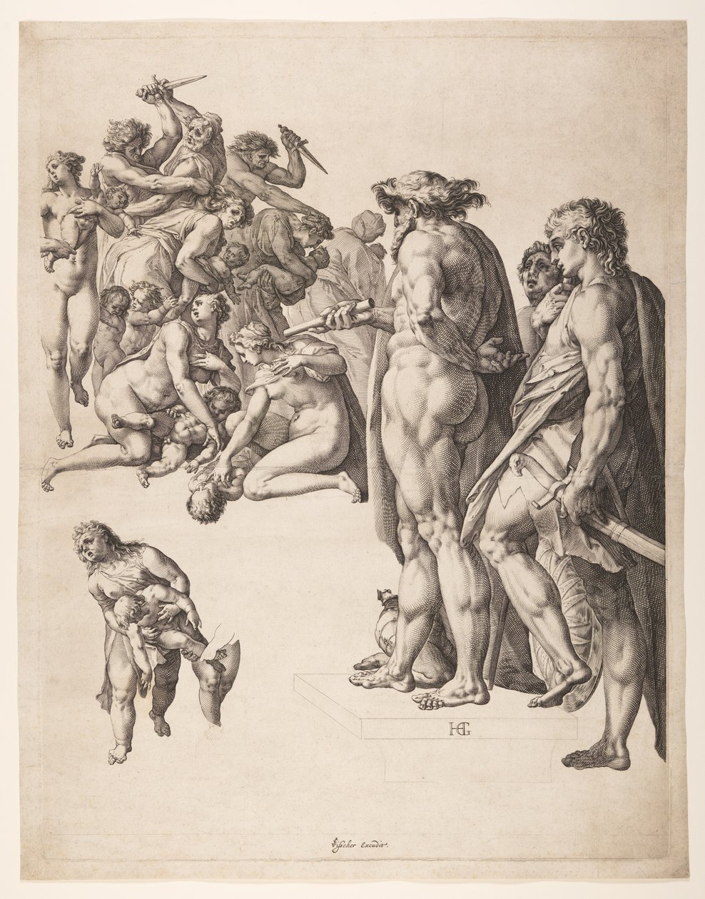 Masakra niewinnych autorstwa Hendrick Goltzius