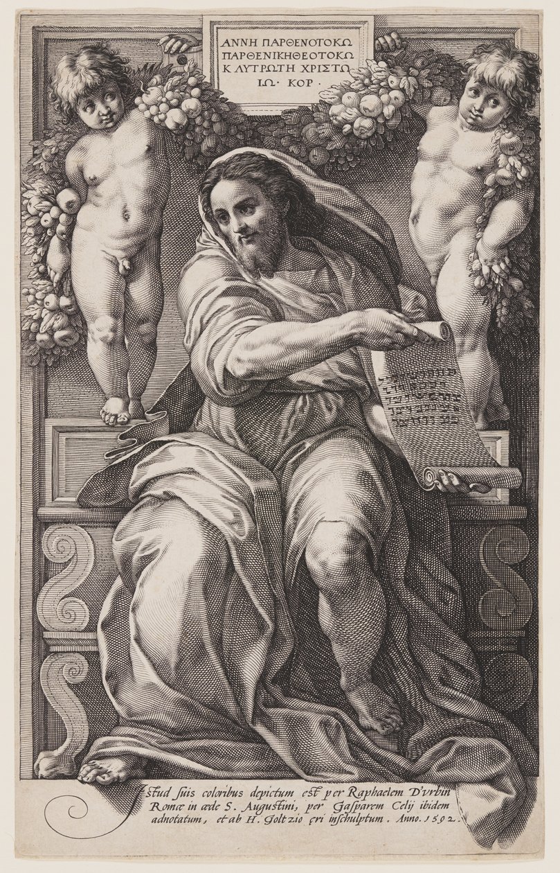 Prorok Izajasz autorstwa Hendrick Goltzius