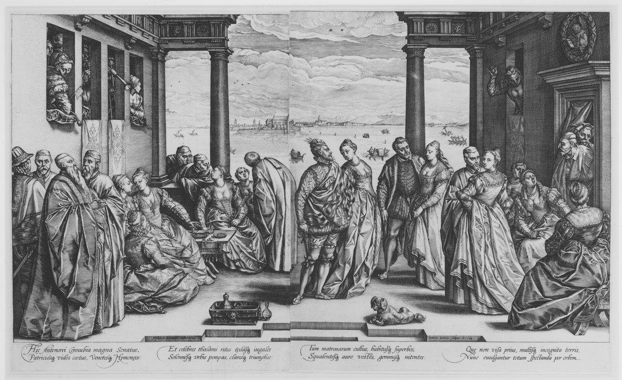 Weneckie wesele autorstwa Hendrick Goltzius