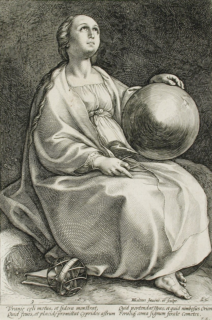 Urania autorstwa Hendrick Goltzius