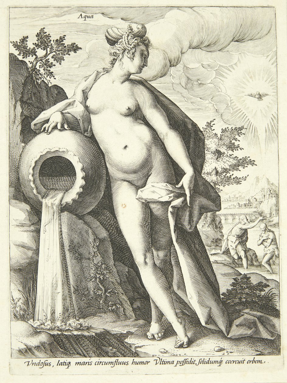 Woda (Aqua) autorstwa Hendrick Goltzius