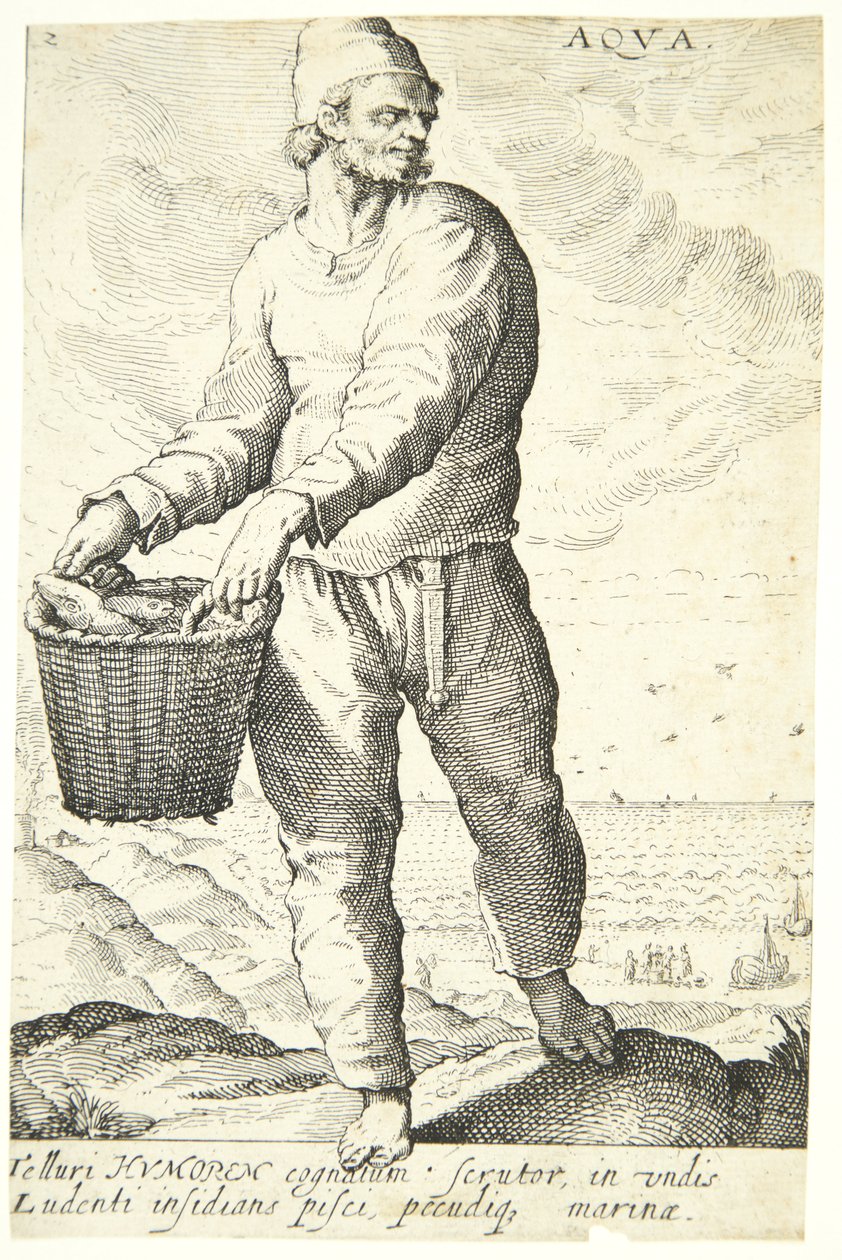 Woda (Aqua) autorstwa Hendrick Goltzius