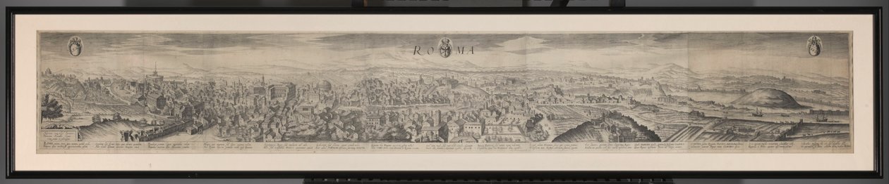 Panorama van Rome Roma (tytuł na obiekcie) autorstwa Hendrick Hondius (I)