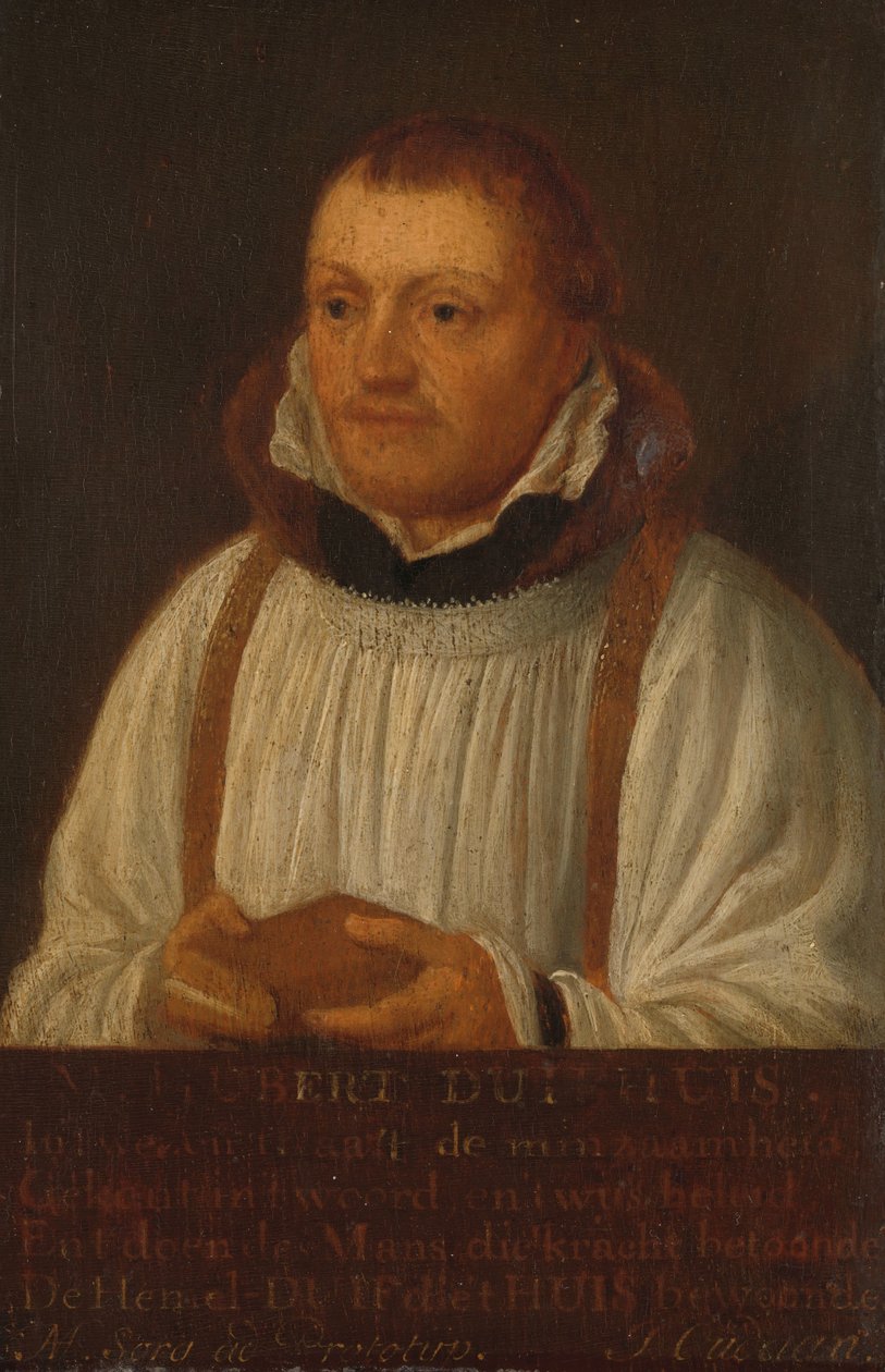 Portret Huyberta Duyfhuysa (ok. 1515-81), proboszcza kościoła św. Jakuba w Utrechcie autorstwa Hendrick Martensz. Sorgh
