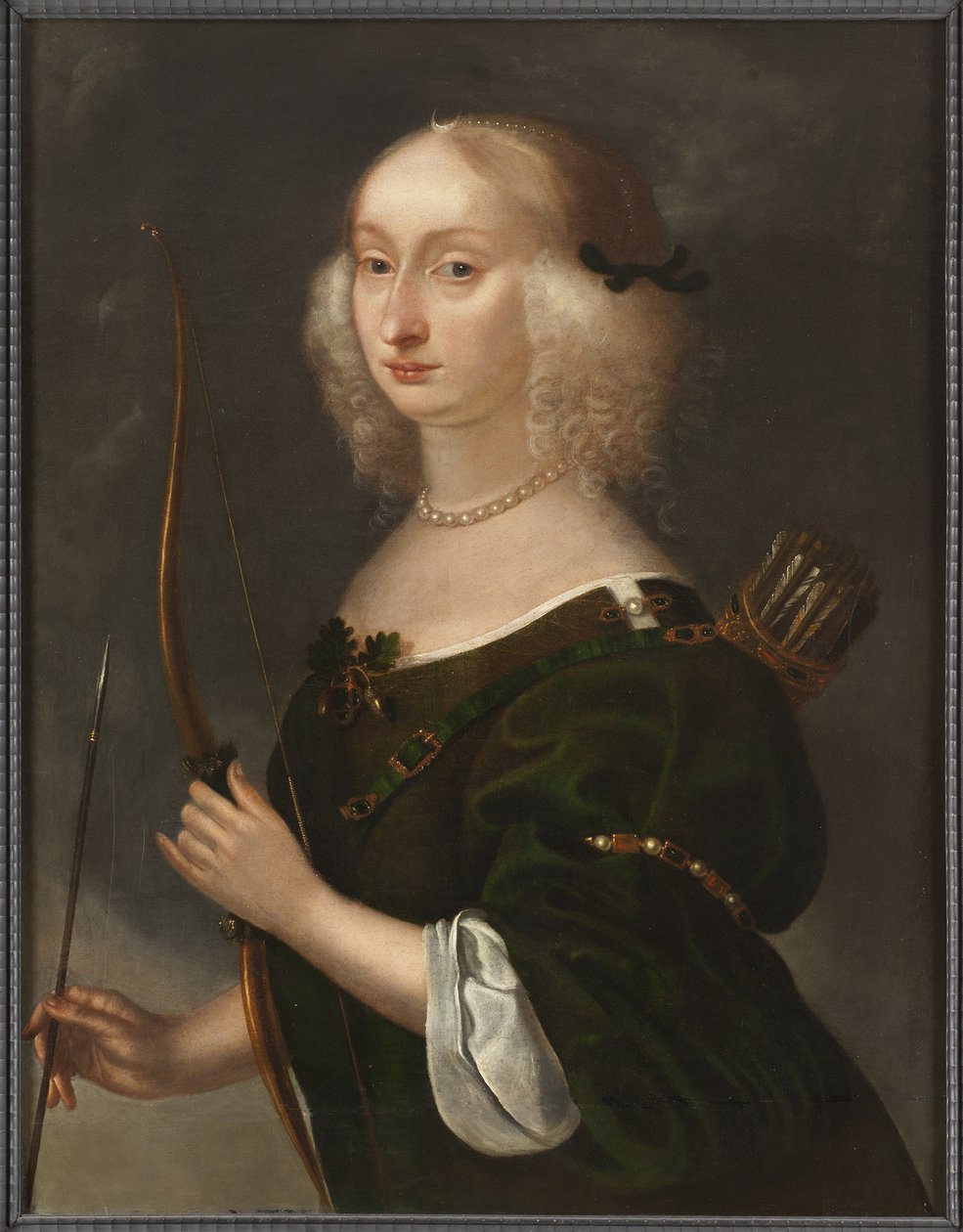 Marie Eleonore de Brandebourg, reine consort de Suede et de Finlande - Portret księżnej Marii Eleonory brandenburskiej (1599-1655), królowej Szwecji, autorstwa Muennichhofen Henrik (? -1664). Olej na płótnie. Wymiar: 76x61 cm. Muzeum Narodowe w Sztokholmie autorstwa Hendrick Munnichhoven