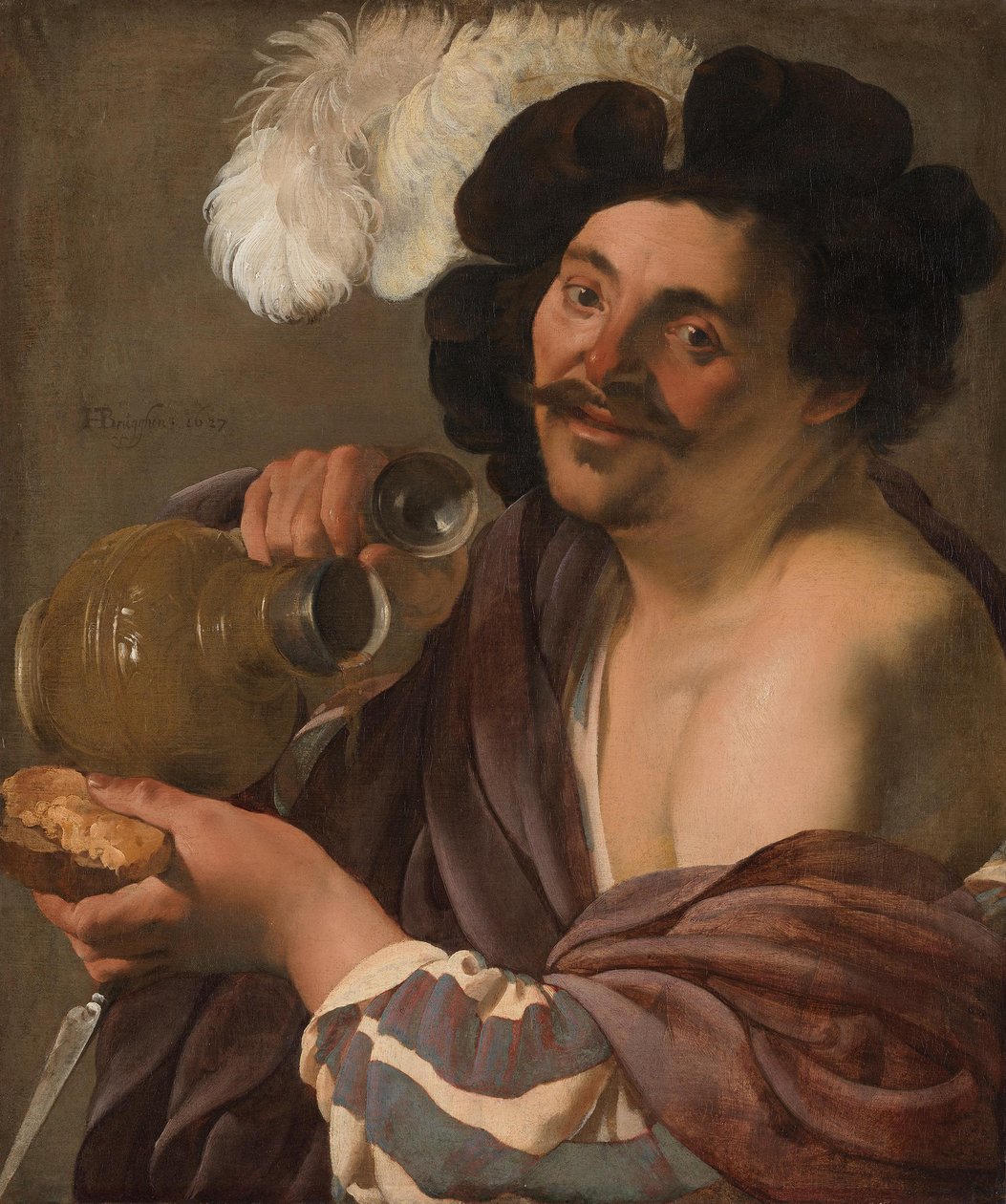 Pijak autorstwa Hendrick ter Brugghen
