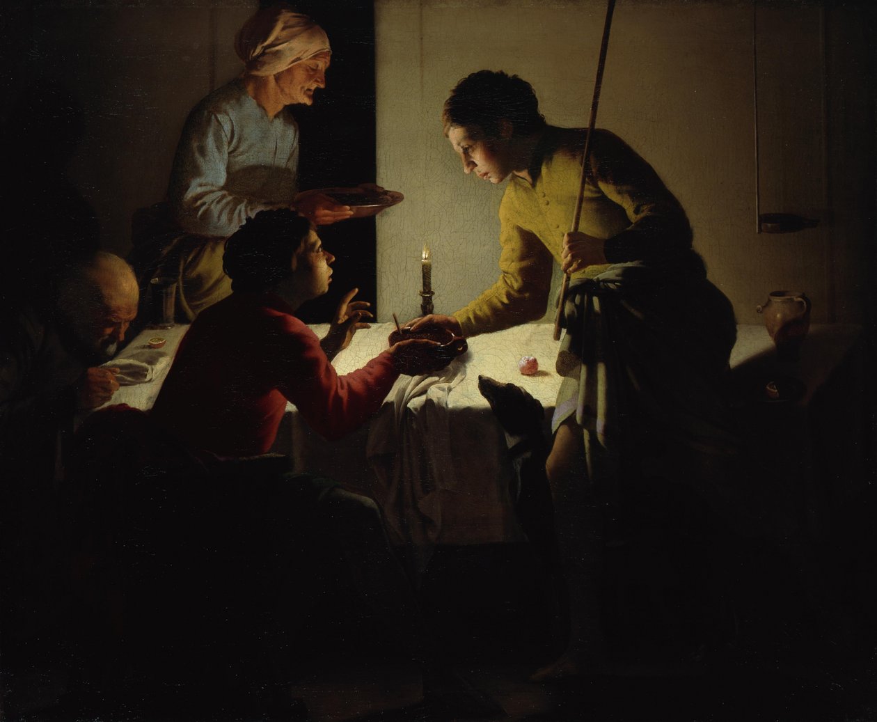 Ezaw sprzedaje swoje pierworództwo autorstwa Hendrick ter Brugghen