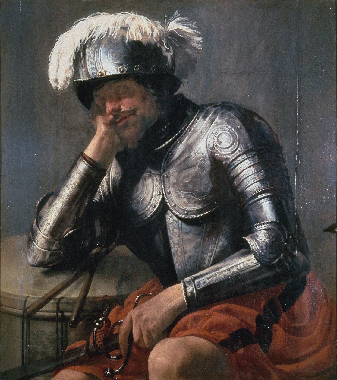 Mars Asleep autorstwa Hendrick ter Brugghen