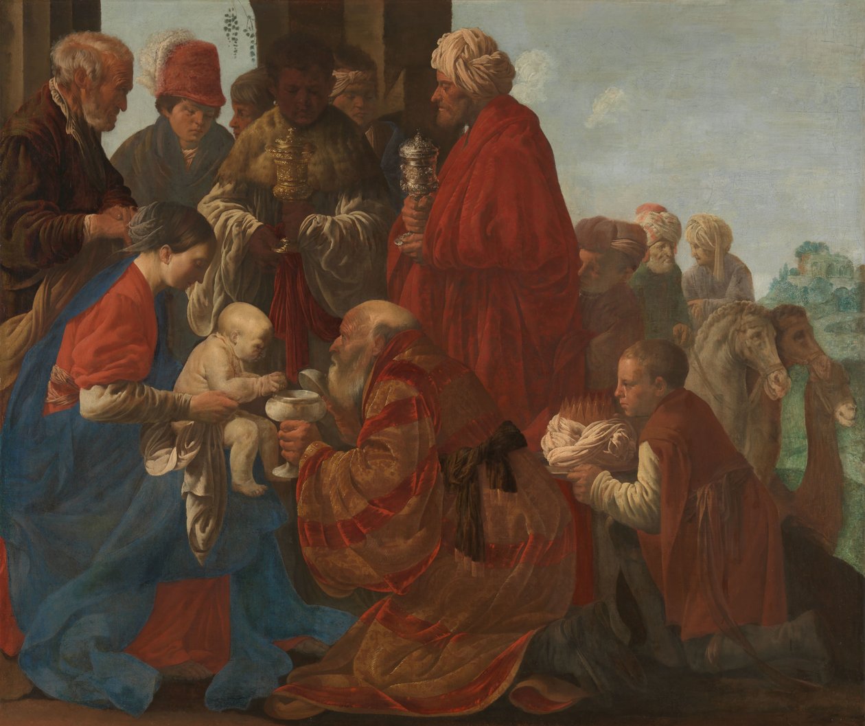 Adoracja Królów Pokłon Trzech Króli autorstwa Hendrick ter Brugghen