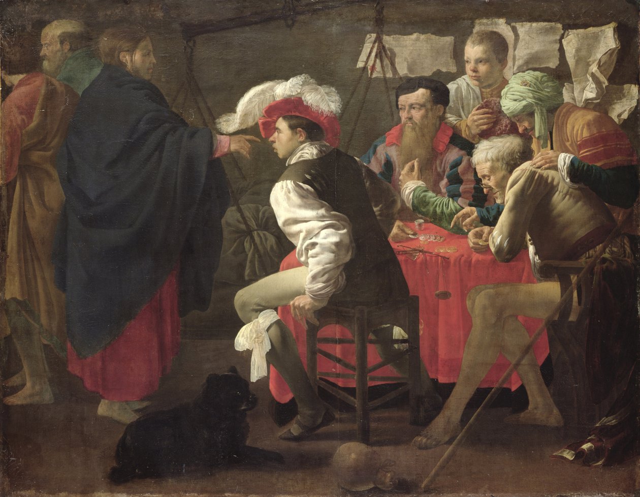 Powołanie św. Mateusza, ok. 1620 autorstwa Hendrick ter Brugghen