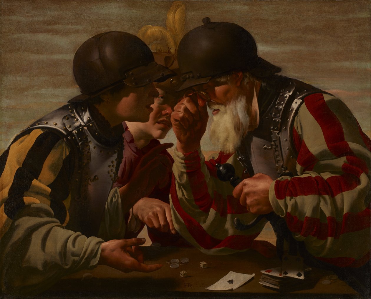 Hazardziści autorstwa Hendrick ter Brugghen