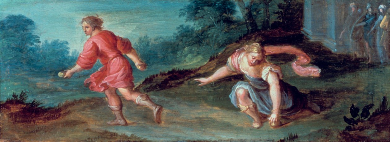 Atalanta i Złote Jabłka, c1619. autorstwa Hendrick van Balen