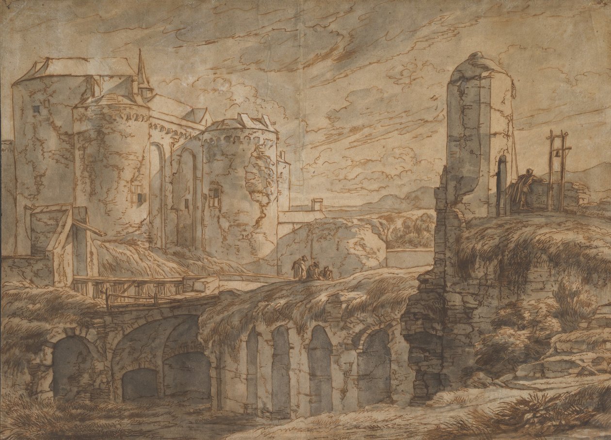 Brama Brugii w Sluis, 1661. autorstwa Hendrick van Minderhout