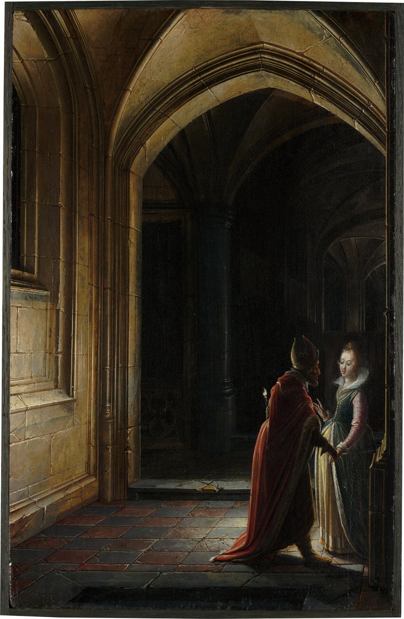 Estera i Mardocheusz autorstwa Hendrick van Steenwijk the Younger
