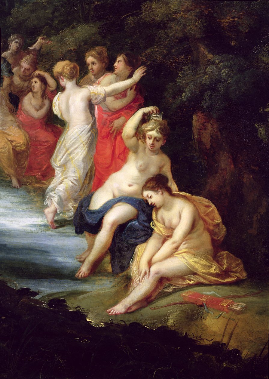 Diana i Acteon (szczegóły 247459) autorstwa Hendrick van and Brueghel Balen