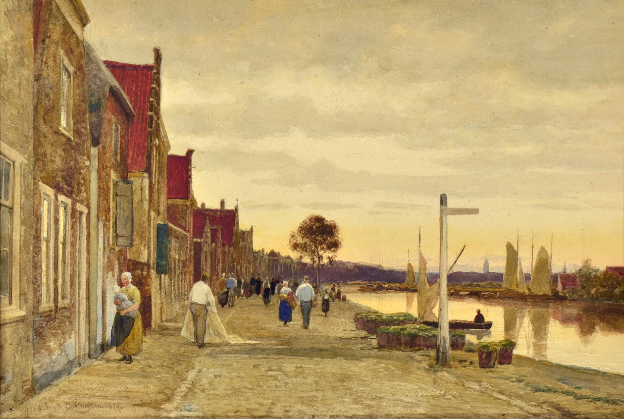 Holenderski Krajobraz autorstwa Hendrick van de Sande Bakhuyzen