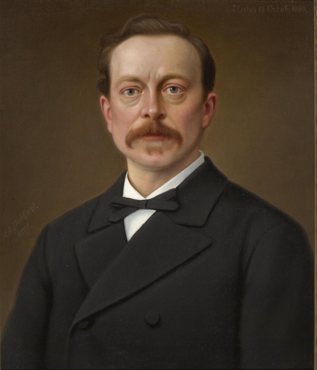 Portret Jana Józefa Antoniusza Ludovicusa Beunsa (....-1912). autorstwa Hendrik Antoon Pothast