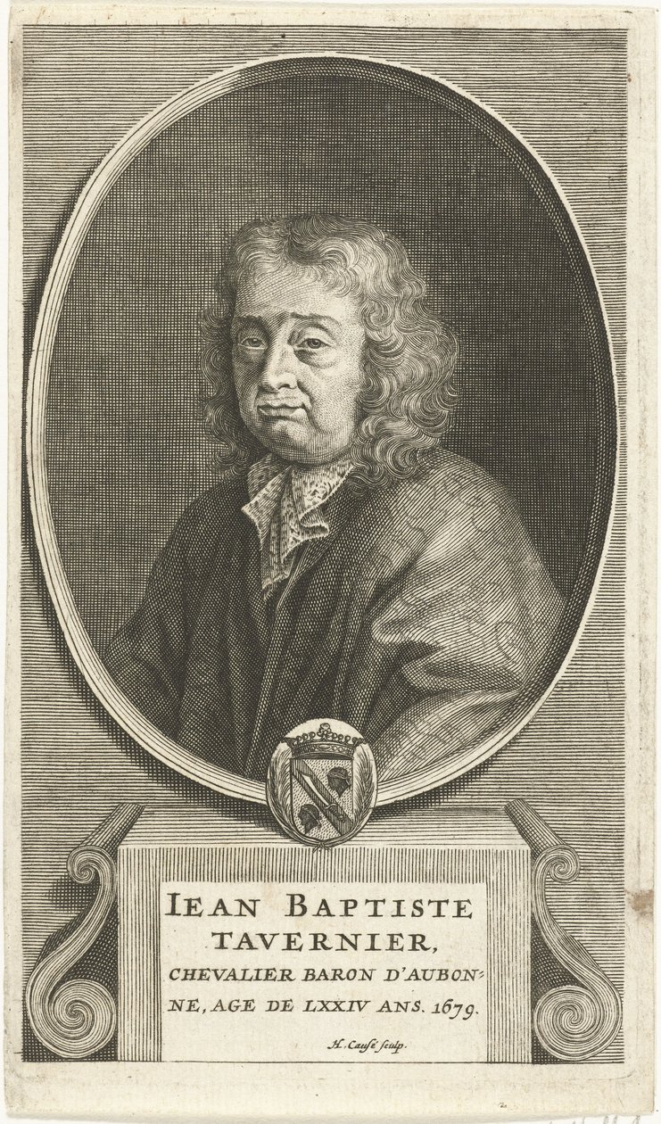Portret Jean-Baptiste Tavernier autorstwa Hendrik Causé