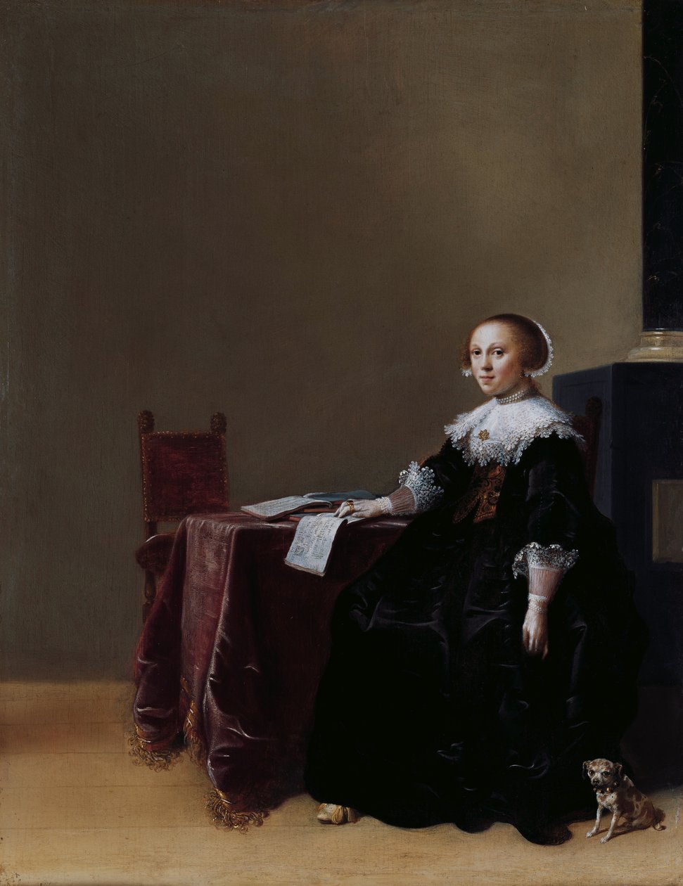 Portret młodej kobiety autorstwa Hendrick Gerritsz Pot