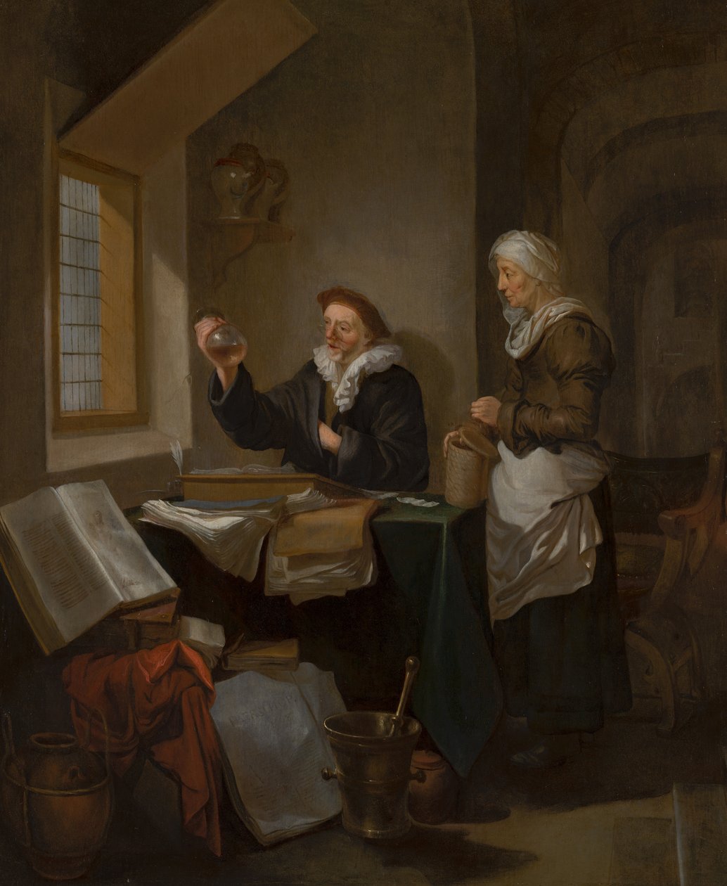 Wizyta u lekarza autorstwa Hendrik Heerschop