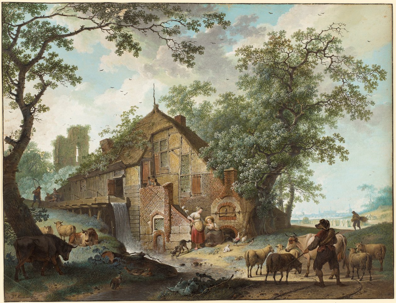 Scena letnia autorstwa Hendrick de Meyer