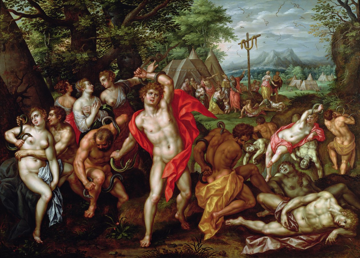Miedziany wąż autorstwa Hendrick de Clerck