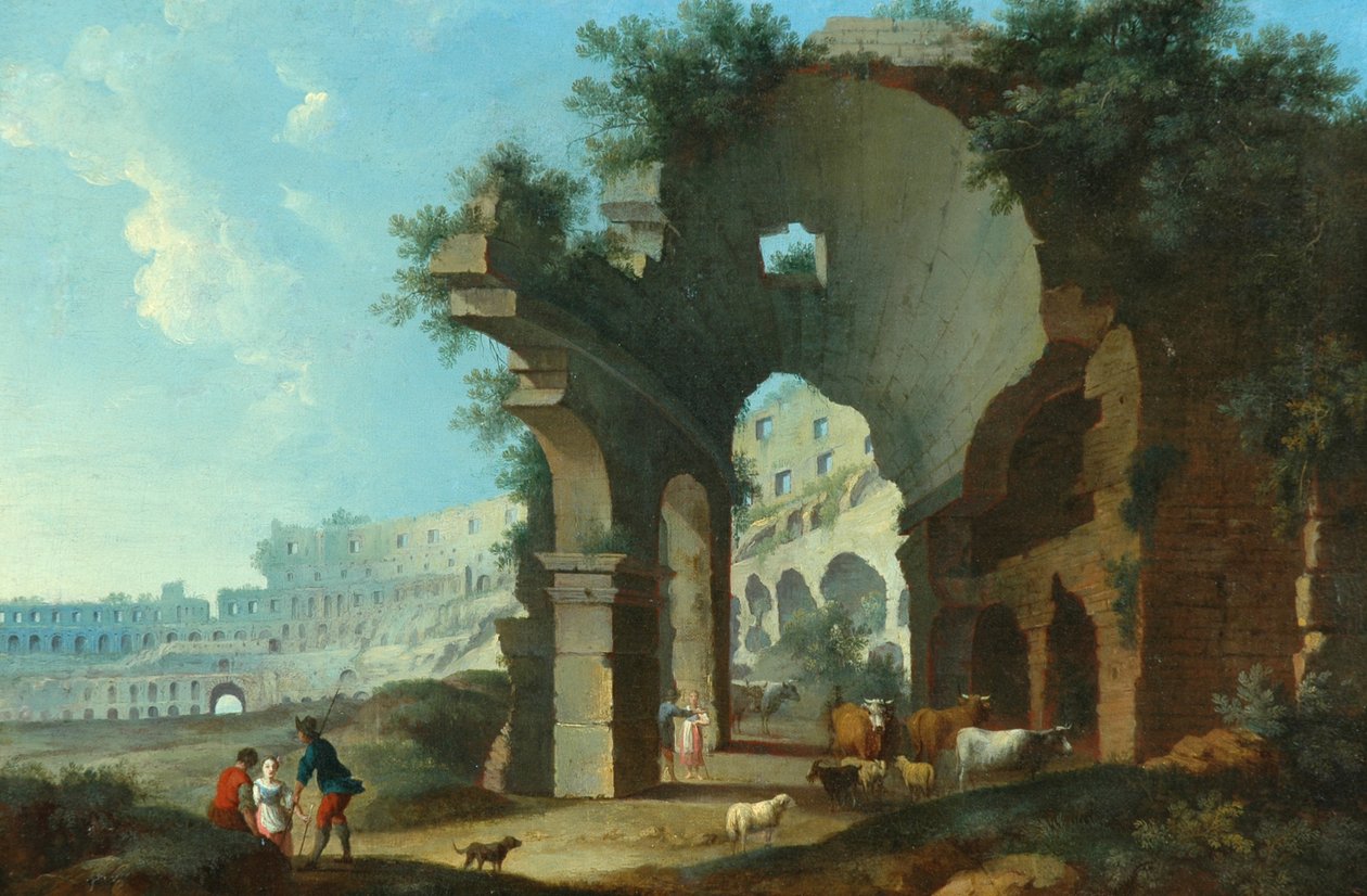 Koloseum w Rzymie autorstwa Hendrik van Lint