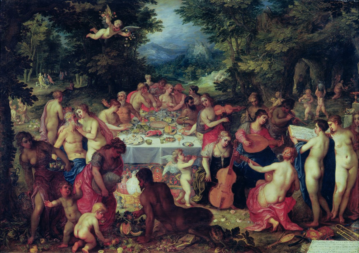 Uczta Bogów autorstwa Hendrik van the Elder Balen