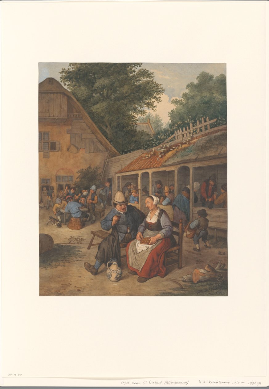 Karczma rolnika autorstwa Hendrik Abraham Klinkhamer