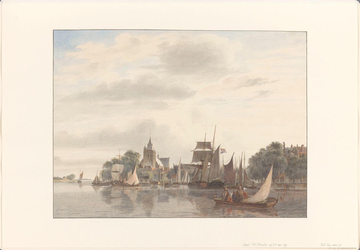 Miasto na wodzie autorstwa Hendrik Abraham Klinkhamer