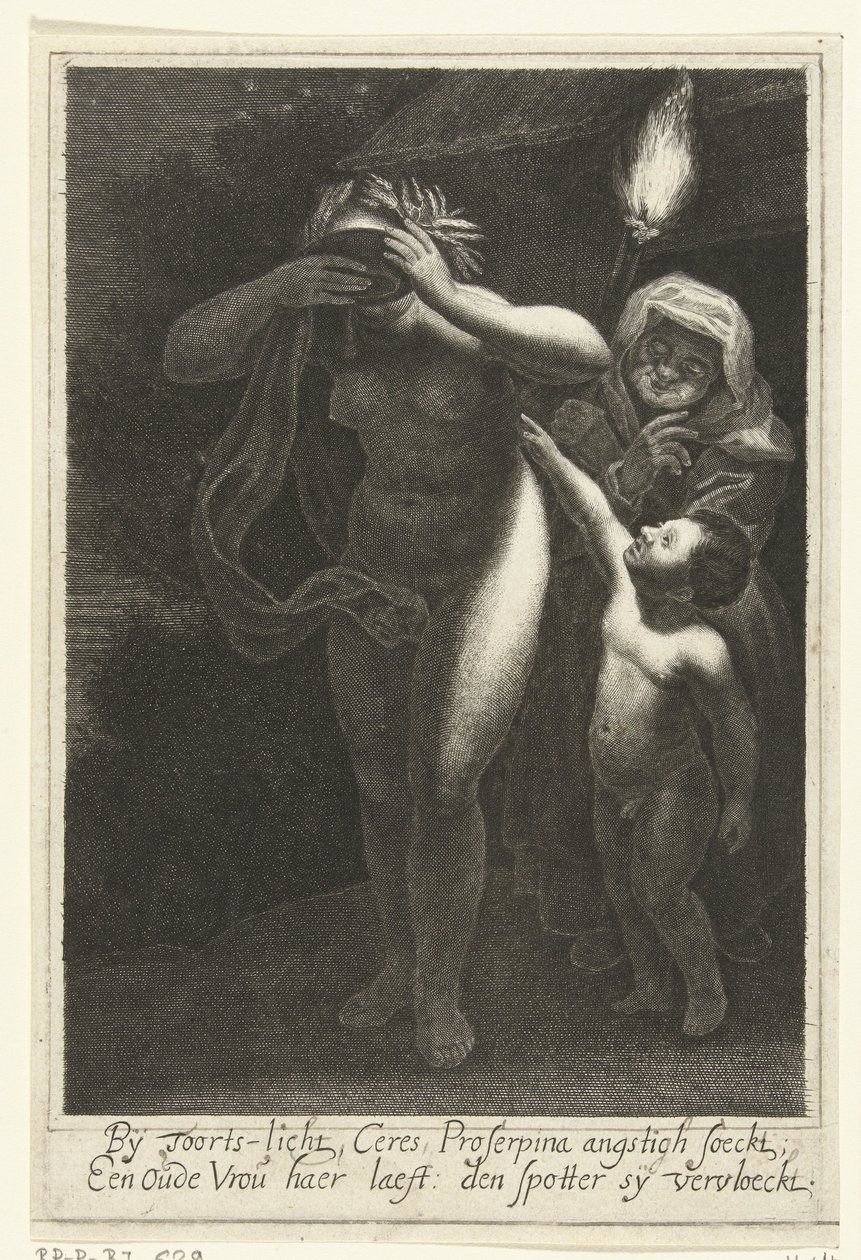 Ceres i Stellio autorstwa Hendrik Bary